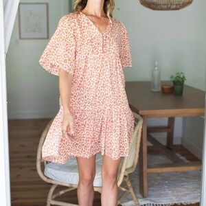 Emerson Fry India Collection Isla Dress Sun Baked Leopard - Size XS/Small